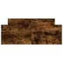 Estructura de cama con cabecero piecero roble ahumado 120x190cm de , Camas y somieres - Ref: Foro24-3203779, Precio: 114,03 €...