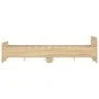 Bed frame with Sonoma oak headboard and footboard 135x190 cm by , Beds and slatted bases - Ref: Foro24-3203791, Price: 136,19...