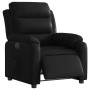 Sillón reclinable eléctrico de cuero sintético negro en Sillones | Comprar online en Foru.es