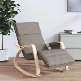 Taupe gray fabric rocking chair by , Rocking chairs - Ref: Foro24-351079, Price: 138,71 €, Discount: %