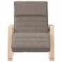 Silla mecedora de tela gris taupe de , Mecedoras - Ref: Foro24-351079, Precio: 141,24 €, Descuento: %