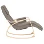 Silla mecedora de tela gris taupe de , Mecedoras - Ref: Foro24-351079, Precio: 138,71 €, Descuento: %