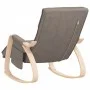 Silla mecedora de tela gris taupe de , Mecedoras - Ref: Foro24-351079, Precio: 138,71 €, Descuento: %