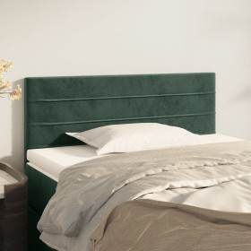 Cabecero de terciopelo verde oscuro 90x5x78/88 cm de , Cabeceros y pies de cama - Ref: Foro24-346127, Precio: 42,16 €, Descue...