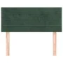 Dark green velvet headboard 90x5x78/88 cm by , Headboards and footboards - Ref: Foro24-346127, Price: 41,52 €, Discount: %