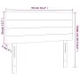 Kopfteil aus dunkelgrünem Samt, 90 x 5 x 78/88 cm von , Kopf- und Fußteile - Ref: Foro24-346127, Preis: 41,52 €, Rabatt: %