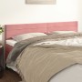 Cabeceros 2 unidades de terciopelo rosa 100x5x78/88 cm de , Cabeceros y pies de cama - Ref: Foro24-346199, Precio: 61,33 €, D...