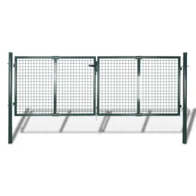 Grünes Stahlzauntor 306x175 cm von vidaXL, Gartentore - Ref: Foro24-42981, Preis: 353,60 €, Rabatt: %