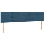 Headboards 2 units of dark blue velvet 90x5x78/88 cm by , Headboards and footboards - Ref: Foro24-346184, Price: 60,33 €, Dis...