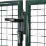 Puerta de valla de acero verde 306x175 cm de vidaXL, Puertas de jardín - Ref: Foro24-42981, Precio: 353,60 €, Descuento: %