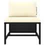 Set de muebles de jardín 9 pzas y cojines ratán sintético negro de , Conjuntos de jardín - Ref: Foro24-3059799, Precio: 544,4...