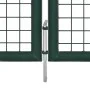 Puerta de valla de acero verde 306x175 cm de vidaXL, Puertas de jardín - Ref: Foro24-42981, Precio: 353,60 €, Descuento: %
