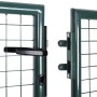 Puerta de valla de acero verde 306x175 cm de vidaXL, Puertas de jardín - Ref: Foro24-42981, Precio: 362,75 €, Descuento: %