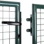 Puerta de valla de acero verde 306x175 cm de vidaXL, Puertas de jardín - Ref: Foro24-42981, Precio: 353,60 €, Descuento: %