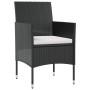 Set de muebles de jardín 8 pzas y cojines ratán sintético negro de , Conjuntos de jardín - Ref: Foro24-3095955, Precio: 516,2...