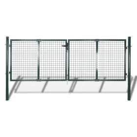 Grünes Stahlzauntor 306x150 cm von vidaXL, Gartentore - Ref: Foro24-42979, Preis: 299,96 €, Rabatt: %