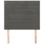 Headboards 2 units of dark gray velvet 90x5x78/88 cm by , Headboards and footboards - Ref: Foro24-3116509, Price: 46,50 €, Di...