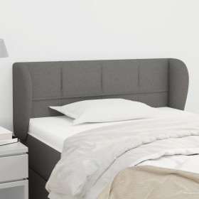 Cabecero de tela gris oscuro 93x23x78/88 cm de , Cabeceros y pies de cama - Ref: Foro24-3117127, Precio: 56,81 €, Descuento: %