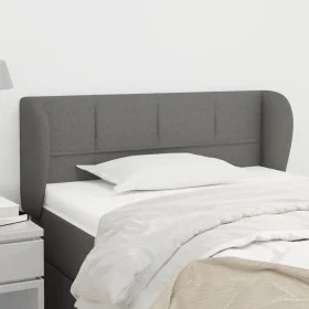 Kopfteil aus dunkelgrauem Stoff, 93 x 23 x 78/88 cm von , Kopf- und Fußteile - Ref: Foro24-3117127, Preis: 54,62 €, Rabatt: %