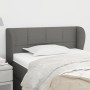 Cabecero de tela gris oscuro 93x23x78/88 cm de , Cabeceros y pies de cama - Ref: Foro24-3117127, Precio: 56,81 €, Descuento: %