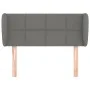Kopfteil aus dunkelgrauem Stoff, 93 x 23 x 78/88 cm von , Kopf- und Fußteile - Ref: Foro24-3117127, Preis: 54,62 €, Rabatt: %