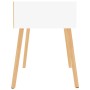 Mesitas noche 2 uds madera ingeniería blanco brillo 40x40x56 cm de vidaXL, Mesitas de noche - Ref: Foro24-326808, Precio: 116...