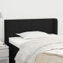 Cabecero de tela negro 93x16x78/88 cm de , Cabeceros y pies de cama - Ref: Foro24-3118752, Precio: 39,06 €, Descuento: %