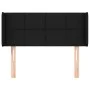Black fabric headboard 93x16x78/88 cm by , Headboards and footboards - Ref: Foro24-3118752, Price: 42,10 €, Discount: %
