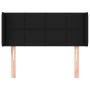 Cabecero de tela negro 93x16x78/88 cm de , Cabeceros y pies de cama - Ref: Foro24-3118752, Precio: 39,06 €, Descuento: %