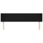 Black fabric headboard 203x16x78/88 cm by , Headboards and footboards - Ref: Foro24-3118932, Price: 58,25 €, Discount: %