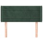 Cabecero de terciopelo verde oscuro 93x16x78/88 cm de , Cabeceros y pies de cama - Ref: Foro24-3118947, Precio: 54,05 €, Desc...
