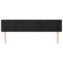 Cabecero de terciopelo negro 183x16x78/88 cm de , Cabeceros y pies de cama - Ref: Foro24-3118970, Precio: 73,04 €, Descuento: %