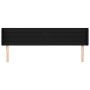 Cabecero de tela negro 183x16x78/88 cm de , Cabeceros y pies de cama - Ref: Foro24-3118924, Precio: 71,56 €, Descuento: %