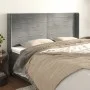 Headboard with light gray velvet ears 183x16x118/128 cm by , Headboards and footboards - Ref: Foro24-3119780, Price: 96,55 €,...