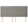 Headboard with light gray velvet ears 183x16x118/128 cm by , Headboards and footboards - Ref: Foro24-3119780, Price: 96,55 €,...