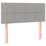 Cabecero con luces LED de tela gris claro 80x5x78/88 cm de , Cabeceros y pies de cama - Ref: Foro24-3121586, Precio: 42,88 €,...