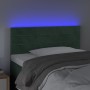 Cabecero con LED de terciopelo verde oscuro 90x5x78/88 cm de , Cabeceros y pies de cama - Ref: Foro24-3121791, Precio: 46,62 ...