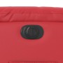 Sillón reclinable eléctrico de cuero sintético rojo en Sillones | Comprar online en Foru.es