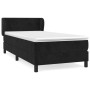 Cama box spring con colchón cuero sintético negro 90x190 cm de , Camas y somieres - Ref: Foro24-3127525, Precio: 294,31 €, De...
