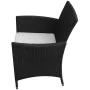 7-piece garden dining set and black synthetic rattan cushions by vidaXL, Garden sets - Ref: Foro24-43120, Price: 563,82 €, Di...