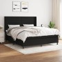 Cama box spring con colchón tela negro 180x200 cm de , Camas y somieres - Ref: Foro24-3131531, Precio: 657,01 €, Descuento: %
