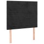 Cama box spring con colchón terciopelo negro 90x200 cm de , Camas y somieres - Ref: Foro24-3132719, Precio: 344,10 €, Descuen...
