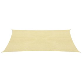 Toldo de vela cuadrado HDPE 2x2 m beige de vidaXL, Sombrillas - Ref: Foro24-43012, Precio: 23,03 €, Descuento: %