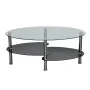 Mesa de centro de vidrio con diseño exclusivo negra de , Mesas de centro - Ref: Foro24-240509, Precio: 77,40 €, Descuento: %