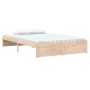 Estructura de cama madera maciza 120x190 cm de , Camas y somieres - Ref: Foro24-814919, Precio: 128,07 €, Descuento: %