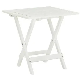 Mesa terraza bistró madera maciza de acacia blanco 46x46x47 cm de , Mesas de jardín - Ref: Foro24-41436, Precio: 44,04 €, Des...