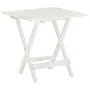 Mesa terraza bistró madera maciza de acacia blanco 46x46x47 cm de , Mesas de jardín - Ref: Foro24-41436, Precio: 44,04 €, Des...