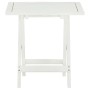 Mesa terraza bistró madera maciza de acacia blanco 46x46x47 cm de , Mesas de jardín - Ref: Foro24-41436, Precio: 48,63 €, Des...