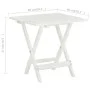 Mesa terraza bistró madera maciza de acacia blanco 46x46x47 cm de , Mesas de jardín - Ref: Foro24-41436, Precio: 44,04 €, Des...