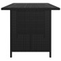 Mesa de jardín de ratán sintético negro 110x70x65 cm de , Sofás modulares de exterior - Ref: Foro24-313511, Precio: 100,54 €,...